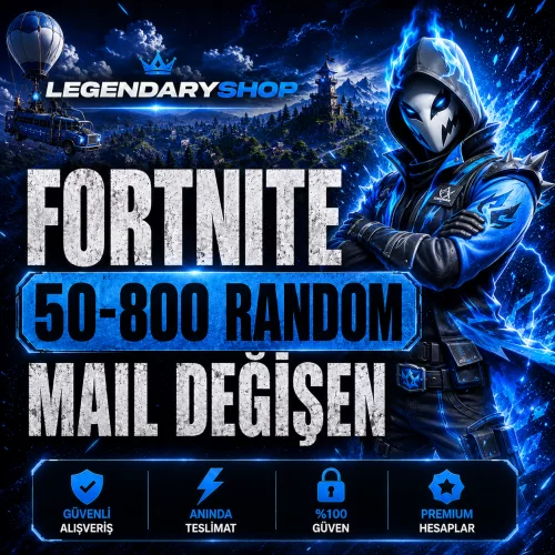  ⭐ 50-850 SKİN FORTNİTE MAİL DEĞİŞEN HESAP⭐